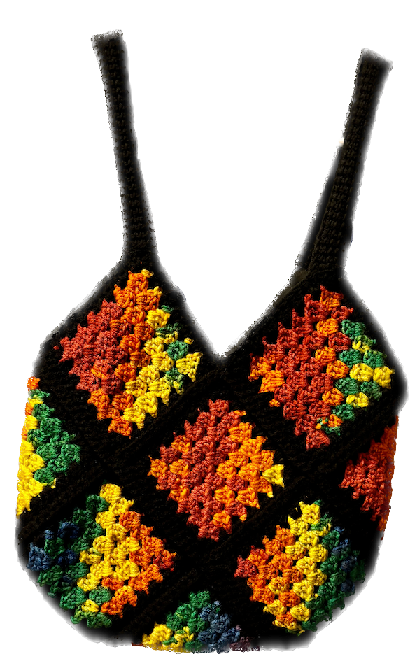 granny square purse